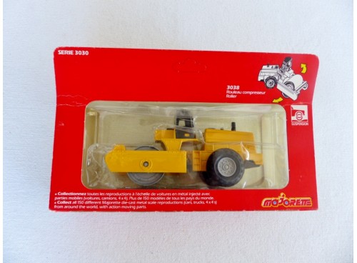 Majorette 3038  Série 3030 Super Movers Rouleau Compresseur neuf boite dos