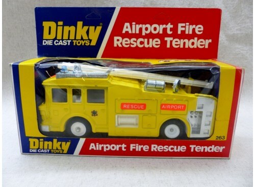 Dinky Toys 263 Camion Pompiers pour aéroport Airport Fire Rescue Tender  (2)