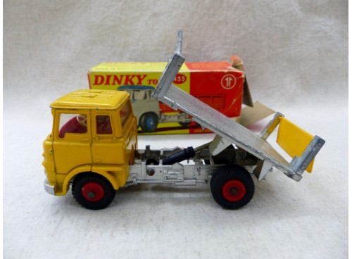 Dinky Toys 435 Bedford TK Tipper rare Variante à toit jaune bascule