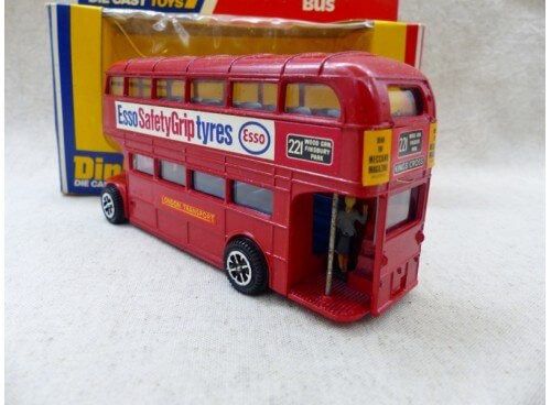 Dinky Toys 289 Routemaster Bus Esso Safety Grip Tyres arriere