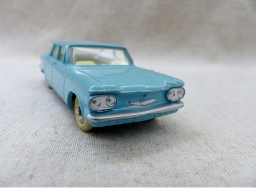 Dinky Toys France 552 - Chevrolet Corvair - Bleu Turquoise - Boîte D'origine
