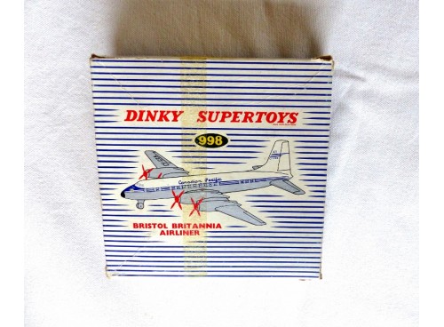 Dinky Toys 998 avion Bristol Britannia Airliner Canadian Pacific boite