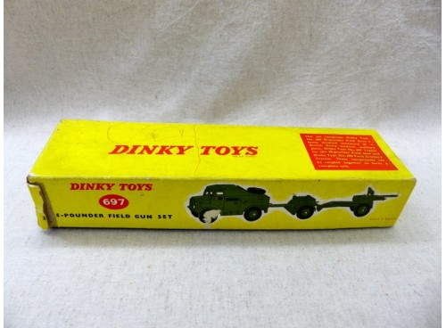 Dinky Toys 697 25 Pounder Field Gun Set  Coffret militaire