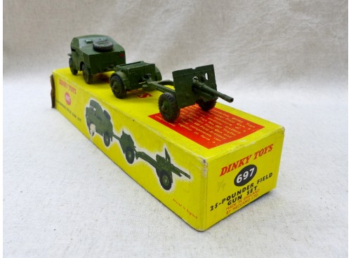 Dinky Toys 697 25 Pounder Field Gun Set  Coffret militaire
