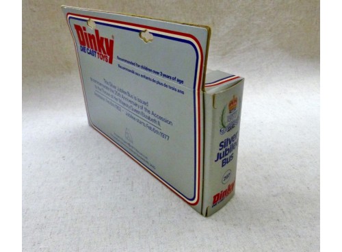 Dinky Toys 297 Bus du Jubilé d'Argent de la Reine Elizabeth II Silver Jubille Bus(2)