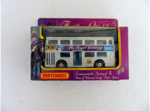 Matchbox KRW-15 Bus Londonien "The Royal Wedding 1981"