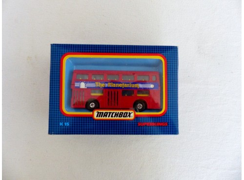 Matchbox K-15 SuperKings Bus Londonien Daimler " The Planetarium "