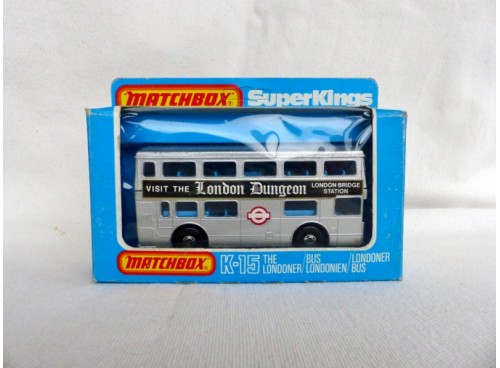 Matchbox K-15 Rare Bus Londonien "Visit the London Dungeon"