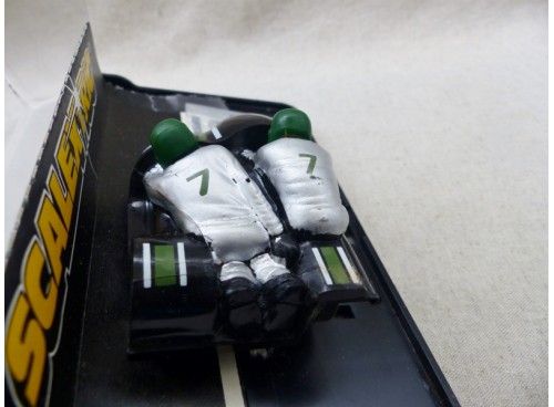 Scalextric C282 Green Motorcycle Combination Side Car TBE