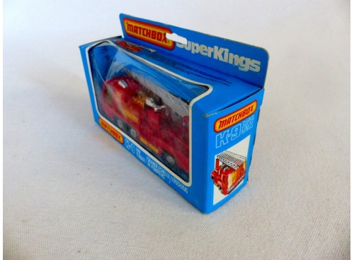 Matchbox K-9 SuperKings Camion Grande échelle de Pompiers