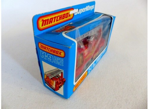 Matchbox K-9 SuperKings Camion Grande échelle de Pompiers