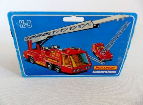Matchbox K-9 SuperKings Camion Grande échelle de Pompiers