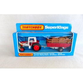 Matchbox K-35 SuperKings Tracteur Massey Gerguson 595 et sa Remorque