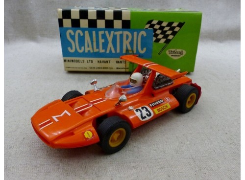 voiture de circuit routier Scalextric 4047 (C47) Sigma Orange TBE Avec boite
