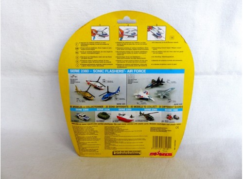 Majorette 2380 Sonic Flashers Air Force Hélicoptère des Gardes-Côtes