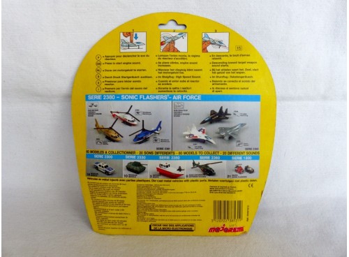 Majorette 2380 Sonic Flashers Air Force Avion de Chasse VF 201