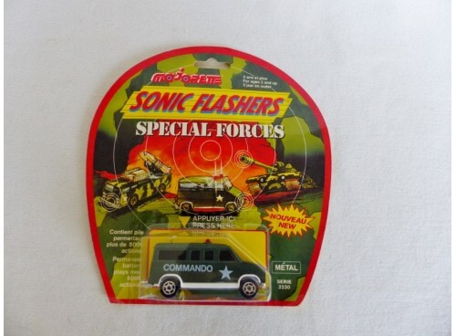Majorette 2338 Sonic Flashers Fourgon 279/234 Commando