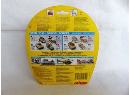 Majorette 2338 Sonic Flashers Fourgon 279/234 Commando