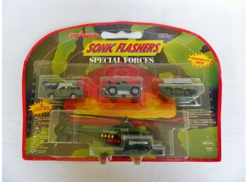 Majorette 2370 Sonic Flashers Blister pack special forces