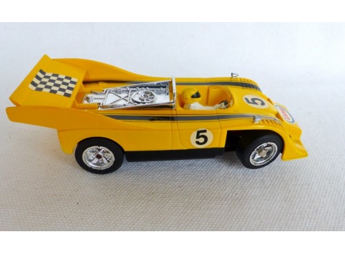 circuit Marklin Sprint 1321 Porsche 917-10  jaune côté droit