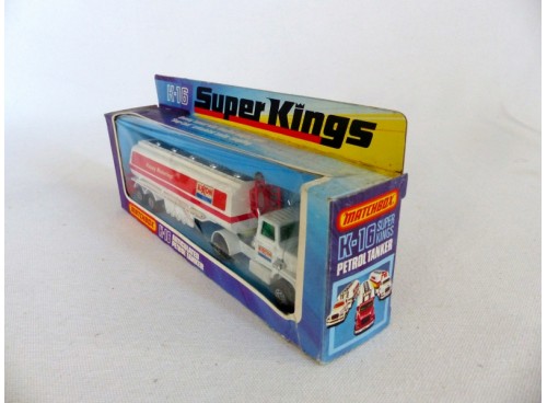 Matchbox Superkings K-16 Camion citerne Exxon Pétrol Tanker Near Mint Boite