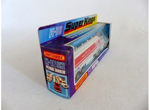 Matchbox Superkings K-16 Camion citerne Exxon Pétrol Tanker Near Mint Boite