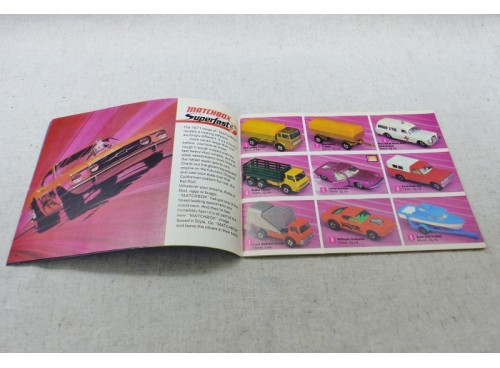 Catalogue Matchbox 1971 Edition originale USA