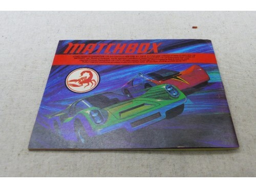 Catalogue Matchbox 1971 Edition originale USA