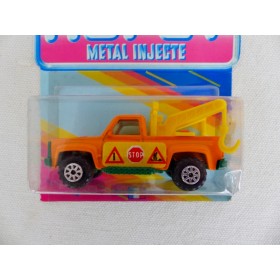 Norev Mini Jet 400 BL1 3 inches Pick Up orange "Service" neuf sous blister