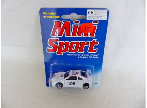 M.C.TOY Minisport 8441 8611 3 inches Peugeot 405 Turbo Neuve sous Blister