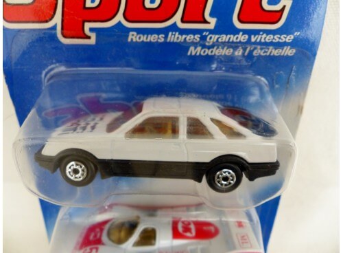 M.C.TOY MiniSport  3 inches 8441-52 set de 3 voitures 1/64° blanche