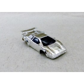 Tyco Lamborghini Countach Chromée carrosserie slot car pour circuits Ho