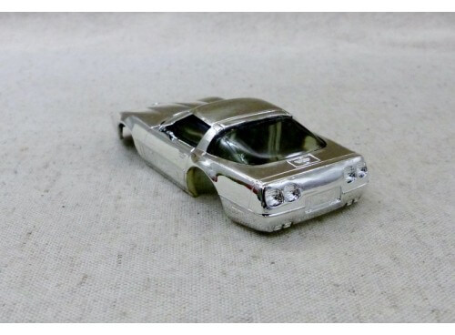 Tyco Chevrolet Corvette ZR1 Chromée carrosserie slot car pour circuits Ho