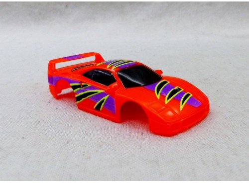 Tyco Ferrari F40 Cosmic Flyer carrosserie de slot car pour circuits Ho