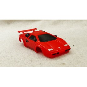 Tyco Lamborghini Countach carrosserie de slot car pour circuit Ho