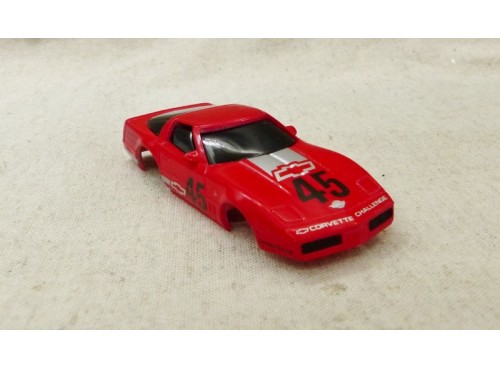 Tyco Chevrolet Corvette 45 Rouge carrosserie de slot car pour circuits Ho