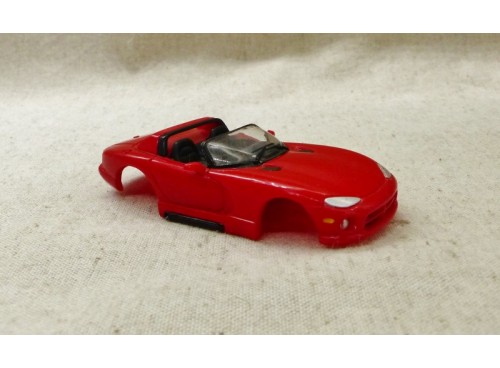 Tyco Dodge Viper Rouge carrosserie de slot car pour circuits Ho