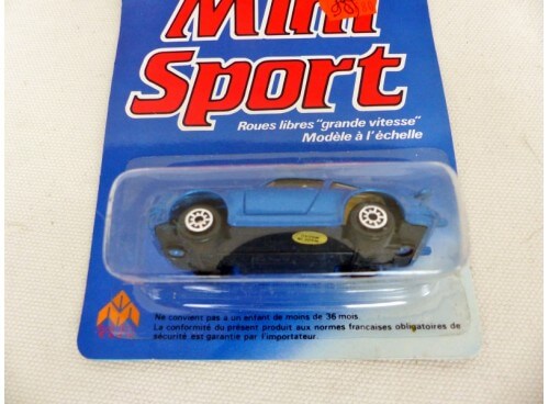 M.C.TOY MiniSport 3 Inches Porsche 911 Turbo bleue Neuve en Blister