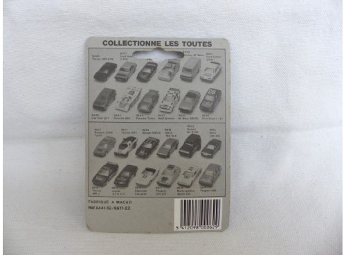 M.C.TOY MiniSport 3 inches Toyota MR2 Turbo Neuve en Blister