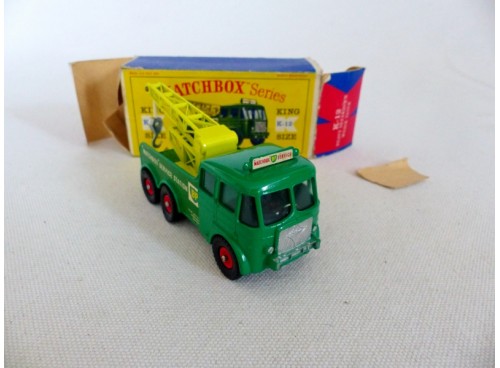 Matchbox King Size K-12 Lesney Dépanneuse BP Wreck Truck NM boite