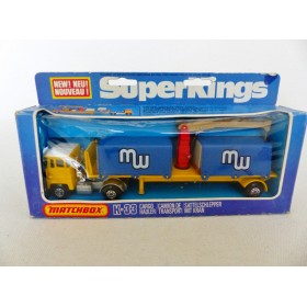 Matchbox King Size K-33 SuperKings Camion de Transport Cargo Hauler