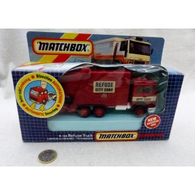 Matchbox King Size K-133 SuperKings Camion à Ordures boite