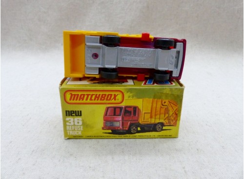 Matchbox Superfast MB36 Refuse truck Camion Poubelle