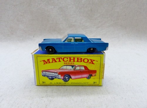 Matchbox Lesney Series N° 31 Lincoln Continental bleu métal