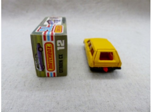 Matchbox Superfast MB12 Citroën CX Break Jaune avec boite