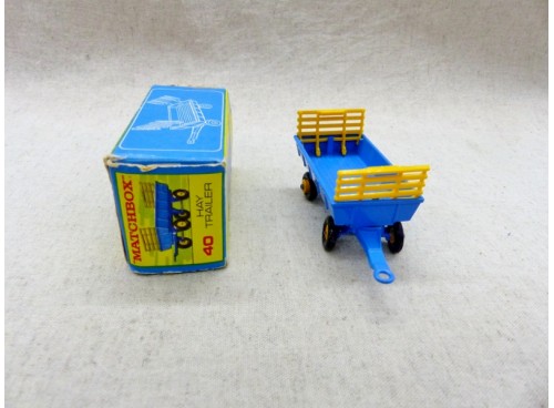Matchbox Lesney Series n° 40 Remorque Agricole Hay Trailer neuf boite