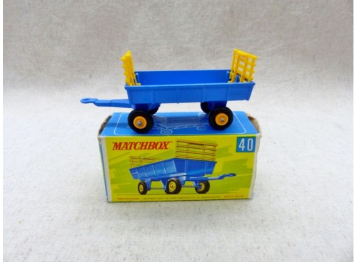 Matchbox Lesney Series n° 40 Remorque Agricole Hay Trailer neuf boite