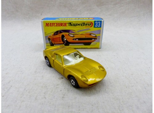 Matchbox Superfast MB 33 Lamborghini Miura NM/Boite