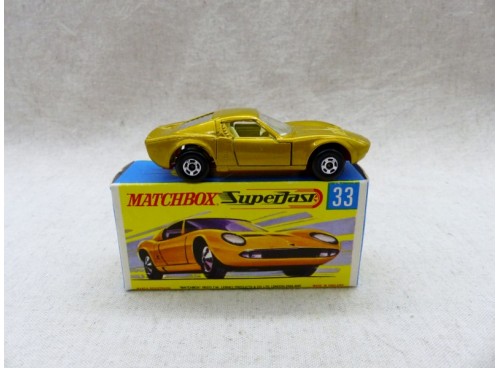 Matchbox Superfast MB33 Lamborghini Miura NM/Boite