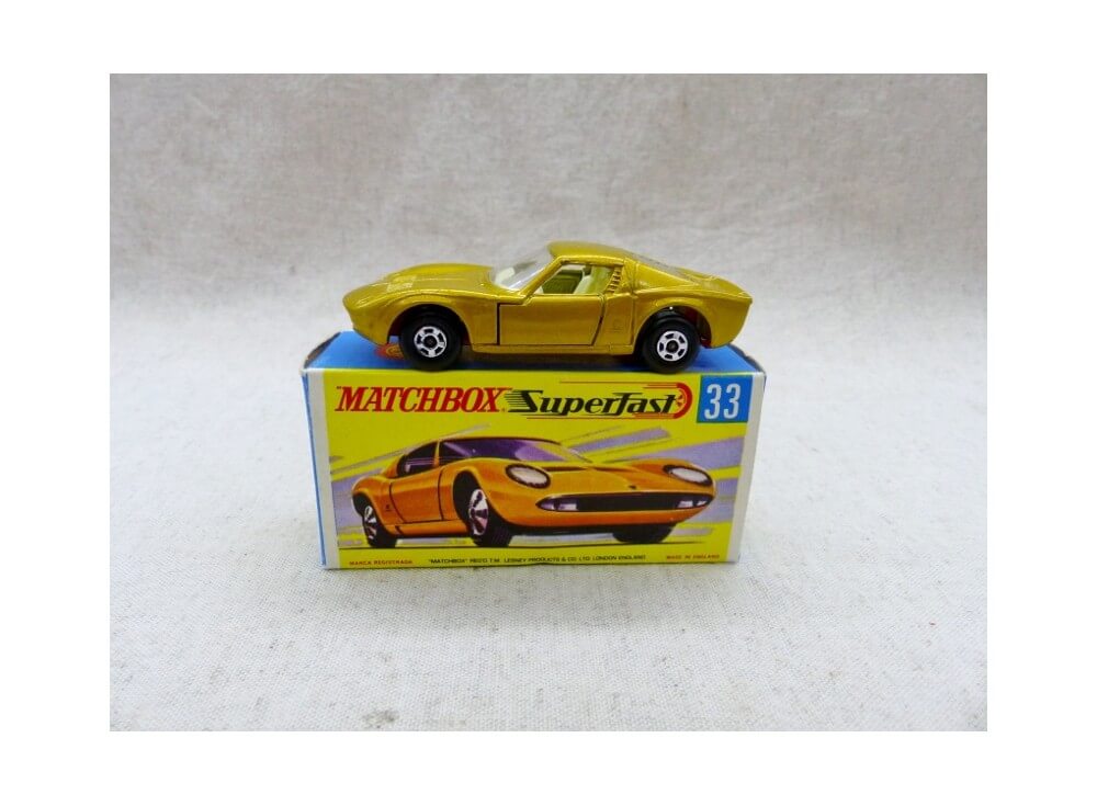 Matchbox Superfast MB33 Lamborghini Miura NM/Boite